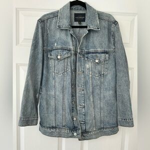 Lucky Brand Oversized Denim‎ Jacket Unisex Size Small